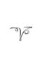 Кольцо "Волшебный алфавит" MERSADA (Серебристый, Графит) 296436 #659036