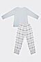Пижама MARK FORMELLE (Серый +клетка на сером) 21-8466-2 #666402