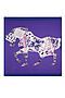 Платок "Серебряный конь" Nothing Shop (Фиолетовый, белый, черный,) 301389 #668110