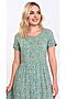 Платье BRASLAVA (Зеленый, розовый) 5915/35 #680632