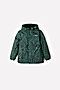Куртка CROCKID SALE (Черный, ярко-зеленые волны) #691956