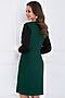 Платье BELLOVERA (Зеленый, черный) 42П2845 #699594