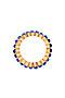 Кольцо "Кольцо бесконечного света" MERSADA (Золотистый, индиго) 296787 #705789