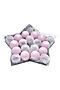Набор новогодних шаров BONNA (Розовый/белый) Е40070 #712150