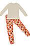 "Лев Фаций" - детская пижама ДЕТСКИЙ ТРИКОТАЖ 37 (Оранжевый) ПЖ0038 #712731