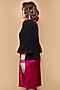 Платье BELLUCHE (Черный, Бордовый) ПГИ0810-42 #713355