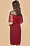 Платье BELLUCHE (Бордовый) ПГИ0910-19 #713379