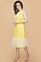 Платье BELLUCHE (Жёлтый, Белый) ПГИ0810-57 #713381