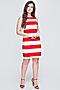 Платье BELLUCHE (Белый, красный) ПГИ1203-01 #713427