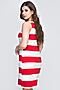 Платье BELLUCHE (Белый, Красный) ПГИ1303-02 #713431