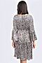 Платье BELLUCHE (Молочный, Коричневый) ПГИ290321-04 #713509