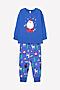 Пижама CROCKID SALE (Ярко-синий,праздничный микс) #724554