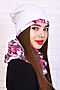 Комплект шапка и шарф-снуд 36125 НАТАЛИ (Сиреневый (ед.)) 22861 #740080