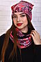 Комплект шапка и шарф-снуд 36123 НАТАЛИ (Фиолетовый (ед.)) 22858 #740082