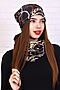 Комплект шапка и шарф-снуд 36120 НАТАЛИ (Черный (ед.)) 22851 #740085