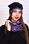 Комплект шапка и шарф-снуд 36118 НАТАЛИ (Фиолетовый (ед.)) 22849 #740087