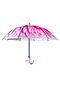 Зонт-трость PLAYTODAY (Прозрачный,Розовый) 12222079 #744014