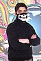 Санитарно-гигиеническая маска немедицинского назначения Зиппер (подростковая) НАТАЛИ (Черный) 11556 #753215