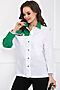 Рубашка BELLOVERA (Белый, зеленый) 55Б3593 #763375