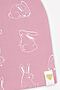 Комплект (Шапка+Шарф) CROCKID SALE (Розовый зефир, зайчики) #774030
