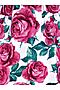 Платье АПРЕЛЬ (Ярко-розовый12+розы на белом) #775940