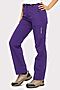 Брюки женские из ткани softshell фиолетового цвета MTFORCE (Фиолетовый) 1851F #780794