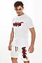 Мужские футболки с принтом белого цвета MTFORCE (Белый) 22013Bl #780952