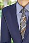 Галстук классический галстук мужской галстук в клетку в деловом стиле... SIGNATURE (Серый, оранжевый, белый,) 300158 #783001