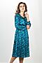 Платье BRASLAVA (Зелёный Синий) 5781-2 #786637