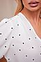 Блуза VITTORIA VICCI (Белый,Черный) 1-21-1-1-03-6614 #789401