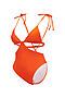 Купальник монокини женский однотонный купальник на завязках "Верона" Nothing But Love (Оранжевый,) 304933 #791067