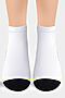 Носки CLEVER (Белый/салатовый) S303 #798035