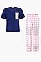 Пижама INDEFINI (Синий, Розовый) 534000-2133TBC #799078
