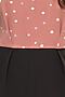 Платье LADY TAIGA (Пыльная роза / Блэк) П4282 #802781