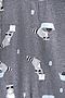 Пижама CROCKID SALE (Серый меланж, енот-полоскун) #803067