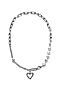 Колье цепочка с подвеской кулоном ожерелье с декоративным жемчугом украшение... MERSADA (Серебристый, белый,) 305558 #815798