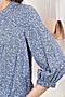 Блуза BRASLAVA (Светло-синий белый с рисунком) 4246-2 #816298