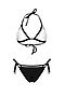 Купальник черный на завязках сексуальный купальник с вышивкой скорпион... Nothing But Love (Черный, янтарный,) 304448 #818004