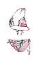 Купальник на завязках женский сексуальный купальник с цветочным рисунком... Nothing But Love (Зеленый, розовый, белый,) 304950 #818229