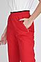 Утепленные спортивные брюки женские красного цвета MTFORCE (Красный) 88149Kr #822887