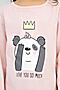 Пижама MARK FORMELLE (Розовый +панды на сером) 22/20588ПП-5 #824119