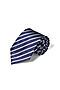Набор: галстук, платок, запонки, зажим "Сила желания" SIGNATURE (Темно-синий, голубой, белый,) 299898 #825172