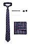 Набор: галстук, платок, запонки, зажим "Сила желания" SIGNATURE 299869 #825530