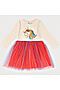 Платье KOGANKIDS (Молочный, красный) 451-246-60 #828121
