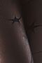Бесшовные колготки Ночь в Лас Вегасе в мелкую сеточку со звездами LE CABARET (Черный) 102437 #831289