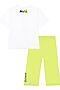 Пижама PLAYTODAY (Белый,Светло-зеленый) 12321109 #846663