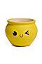 Цветочный горшок керамический горшок для цветов оригинальный горшок-смайл... Nothing Shop (Желтый, пастельно-розовый,) 307530 #850565