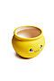 Цветочный горшок керамический горшок для цветов оригинальный горшок-смайл... Nothing Shop (Желтый, черный,) 307528 #850577