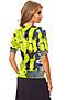 Блуза РАЗНЫЕ БРЕНДЫ (Серо-зеленый принт) КБЛ6-503 #86821