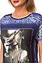 Блуза TUTACHI (Темно-синий) N24 #87135
